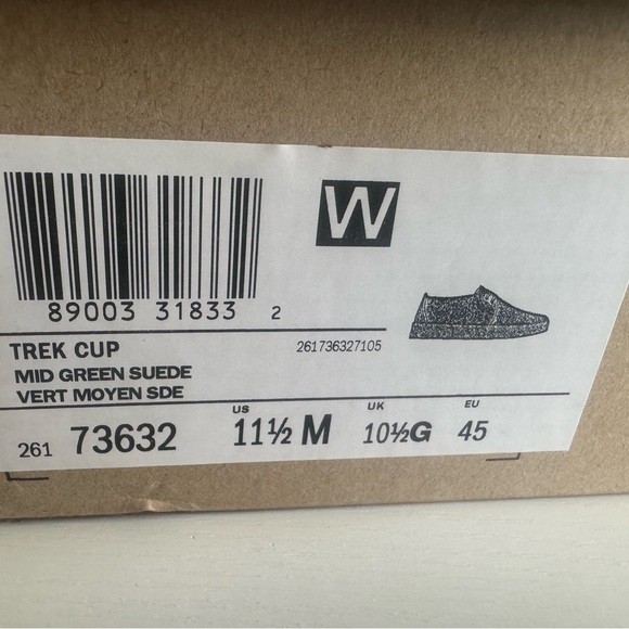 Clarks Originals Men's Trek Cup Mid Green Suede 26173632 - Picture 7 of 8